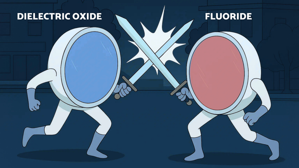 Dielectric Oxide vs Fluoride Deep-UV Coatings