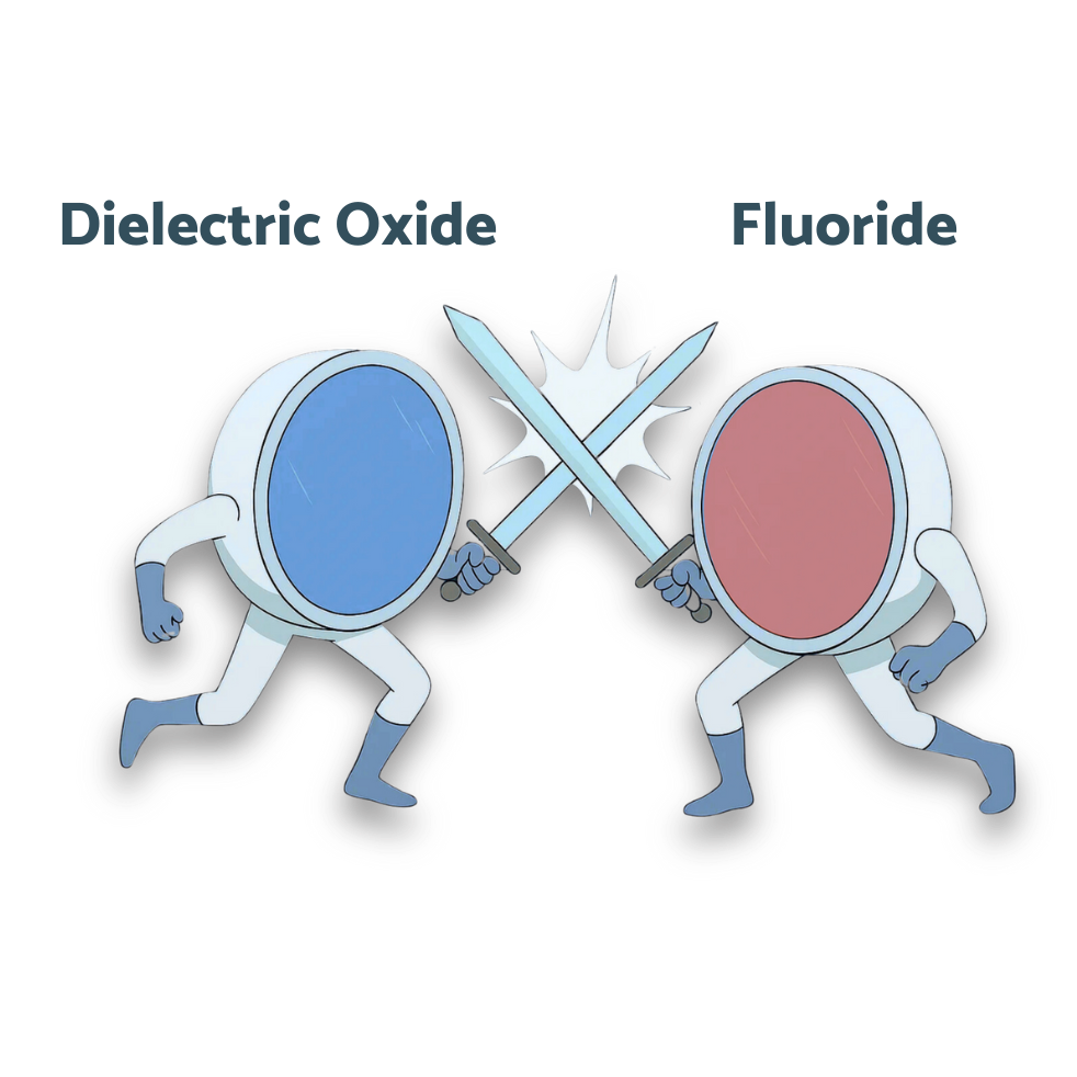 Dielectric Oxide vs Fluoride Deep-UV Coatings at 193 nm